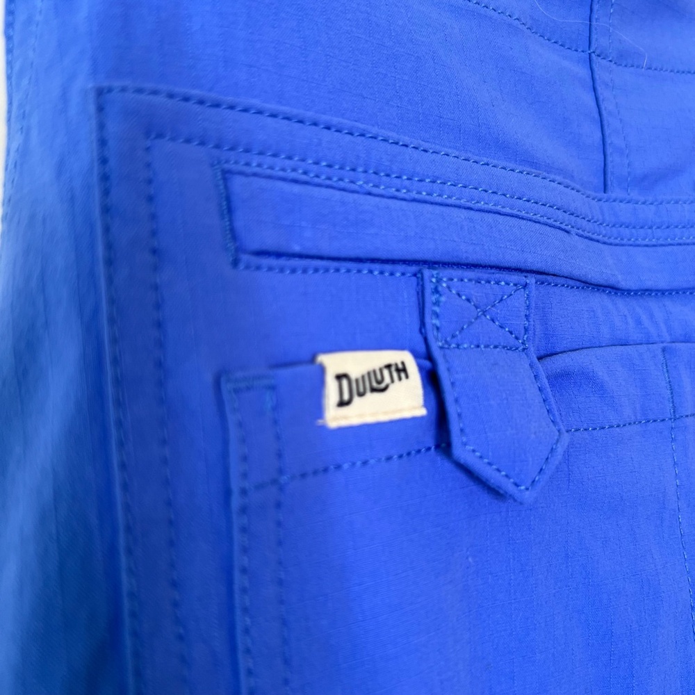 Duluth Trading Co Royal Blue Women's Overalls - Picture 4 of 10